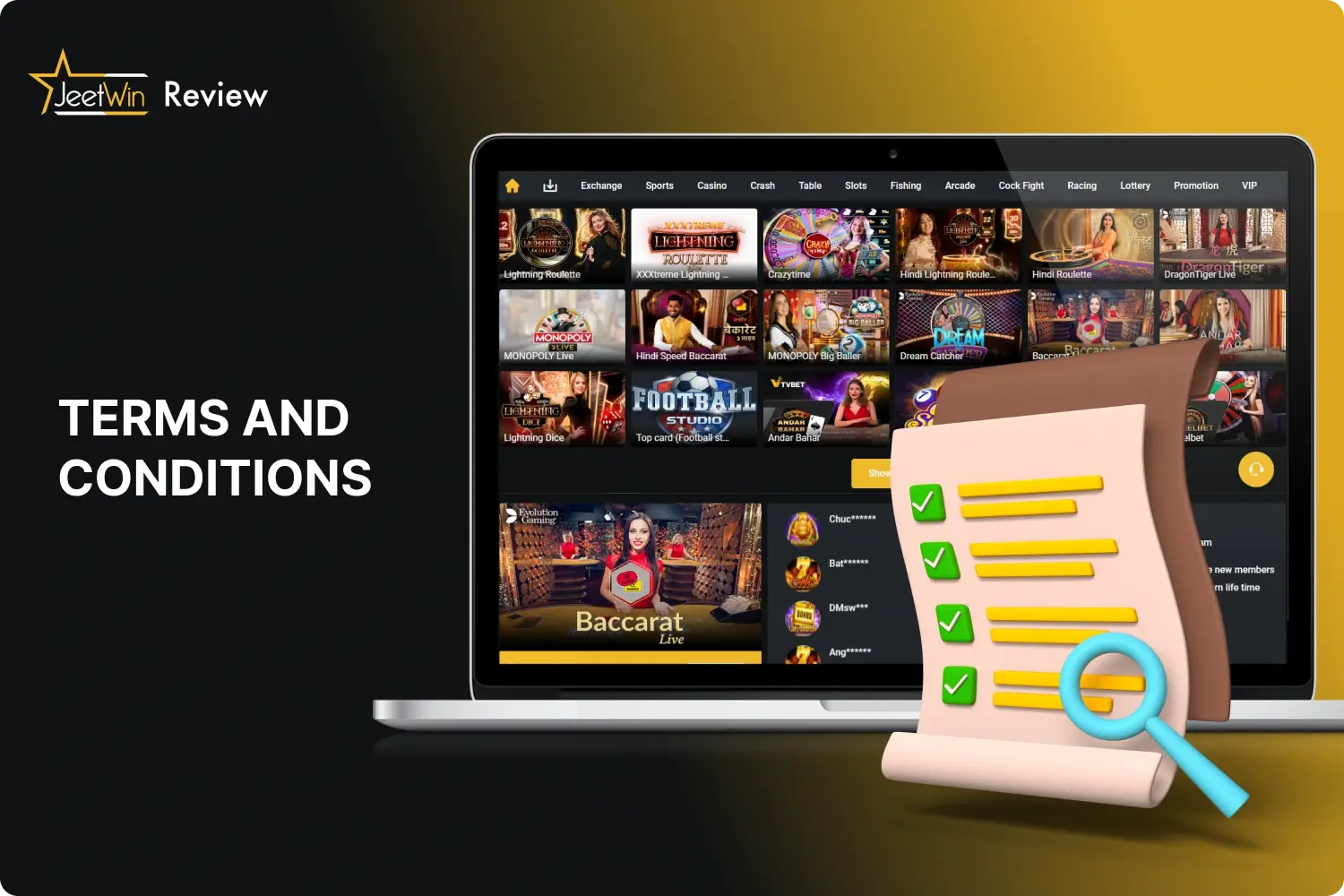 Introduction to Jeetwin Betting Terms & Conditions